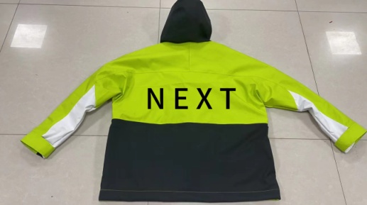 Chaqueta de esqu&iacute; verde fluorescente